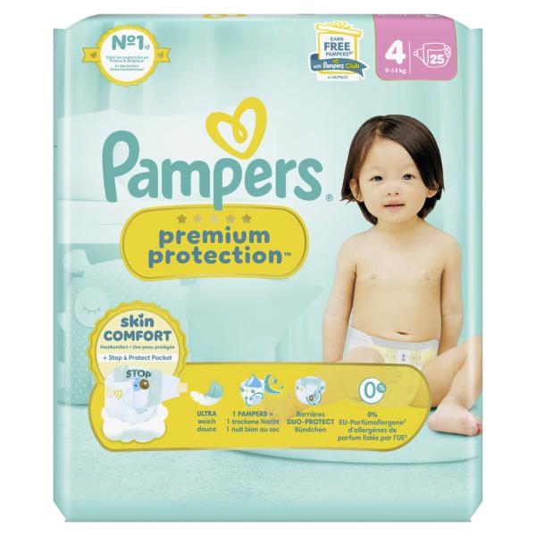 Pampers Premium Protection Gr. 4, 9kg-14kg