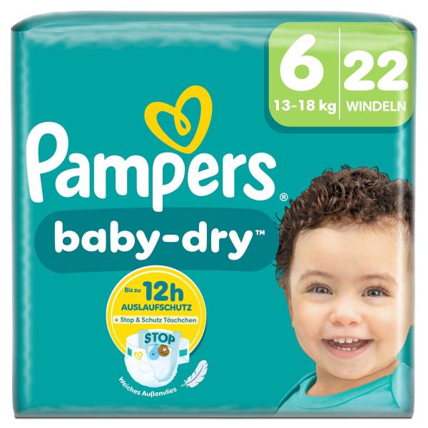 Pampers Baby Dry Gr. 6, 13kg-18kg