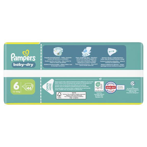 Pampers Baby Dry Gr. 6 Extra Large 13-18 kg
