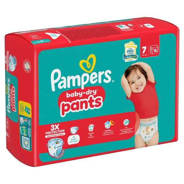 Pampers Baby Dry Pants Gr. 7, 15+kg