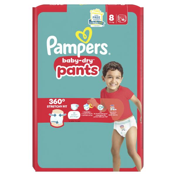 Pampers Baby Dry Pants Gr. 8, 17+kg