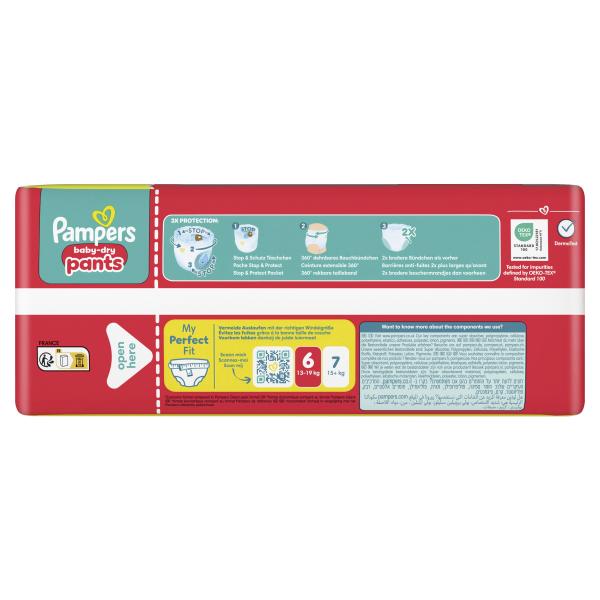 Pampers Baby Dry Pants Gr. 6, 13kg-19kg