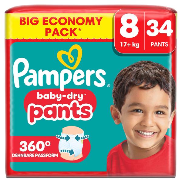 Pampers Baby Dry Pants Gr. 8, 17+kg