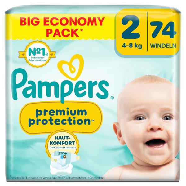 Pampers Premium Protection New Baby Gr. 2, 4kg-8kg