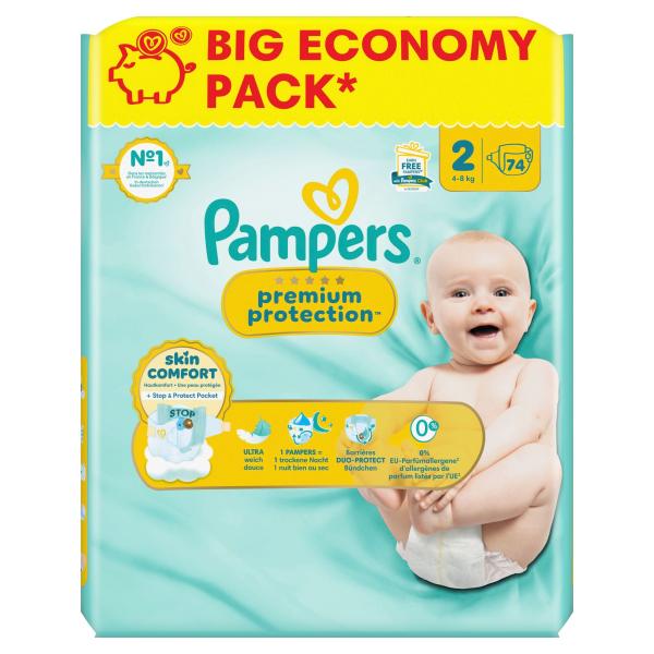 Pampers Premium Protection New Baby Gr. 2, 4kg-8kg