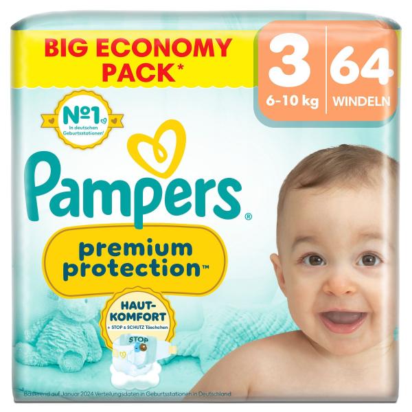 Pampers Premium Protection Gr. 3, 6kg-10kg
