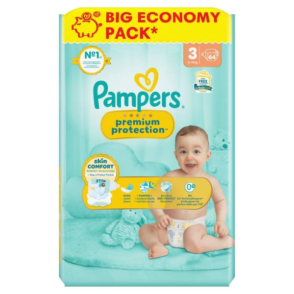 Pampers Premium Protection Gr. 3, 6kg-10kg