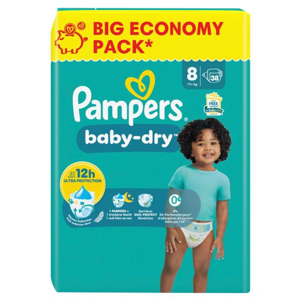 Pampers Baby Dry Gr. 8, 17+kg