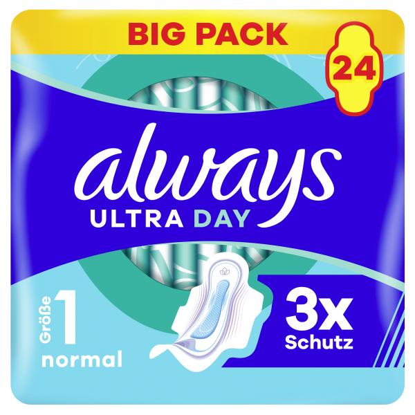 Always Ultra Day Binden Normal mit Flügeln (Größe 1)