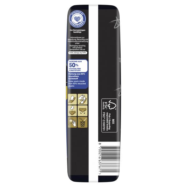 Always Ultra Secure Night Extra Binden mit Flügeln (Größe 4)