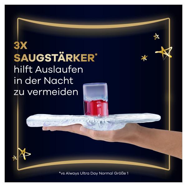 Always Ultimate Night Max Protection Binden mit Flügeln (Größe 6)