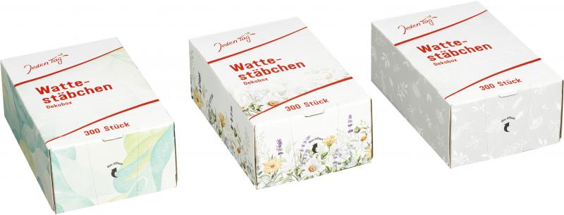 Jeden Tag Wattestäbchen Vollpapierbox