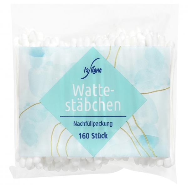 La Ligne Wattestäbchen mit Papierschaft Nachfüllpack