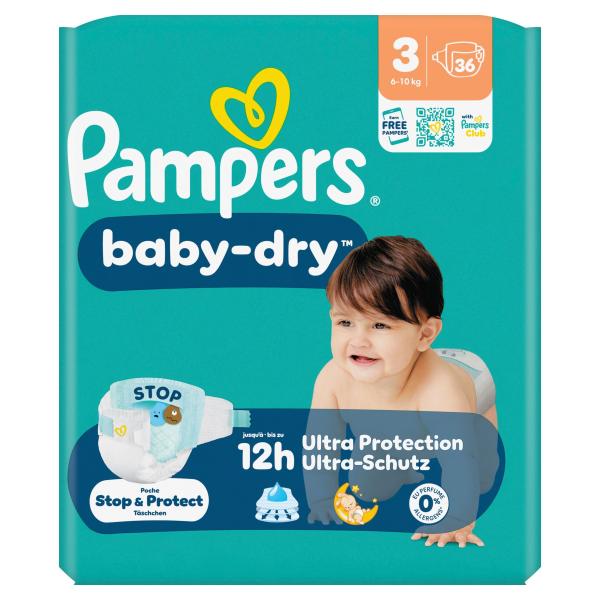 Pampers Baby Dry Gr. 3, 6-10kg