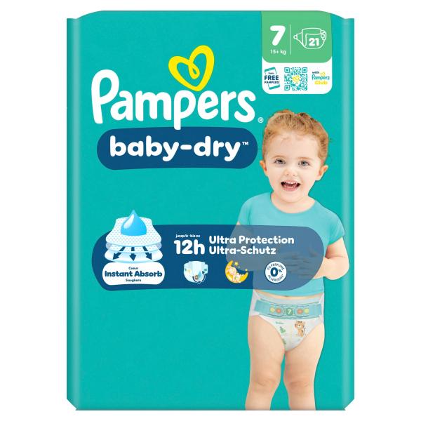 Pampers Baby Dry Gr. 7, 15+kg