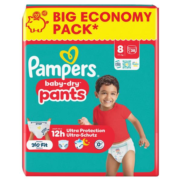 Pampers Baby Dry Pants Gr. 8, 17+kg