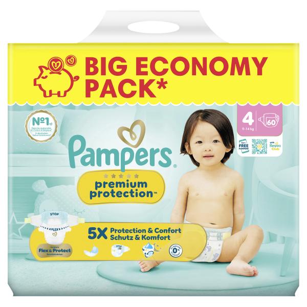 Pampers Premium Protection Gr. 4, Maxi 9kg-14kg