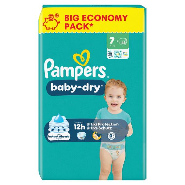 Pampers Baby Dry Gr. 7, 15+kg