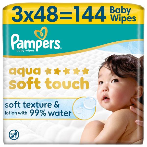 Pampers Feuchte Tücher Aqua Soft touch