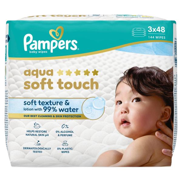 Pampers Feuchte Tücher Aqua Soft touch