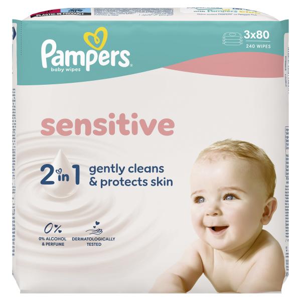 Pampers Feuchte Tücher Sensitive