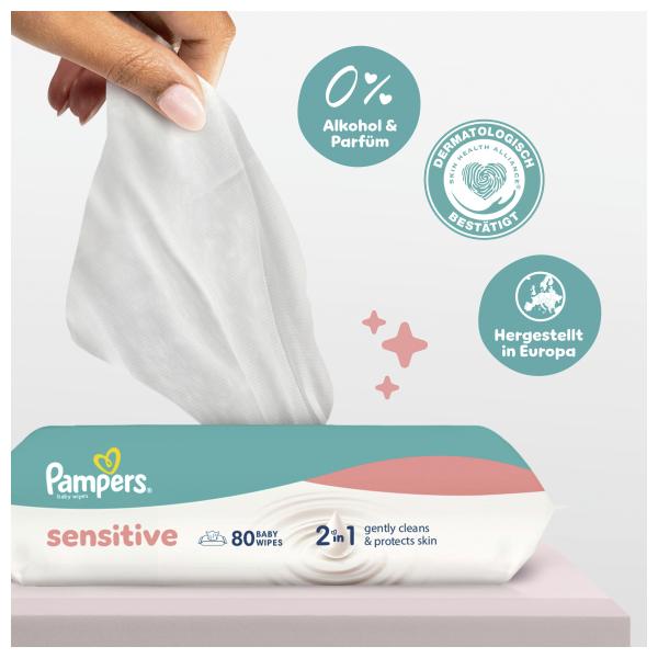 Pampers Feuchte Tücher Sensitive