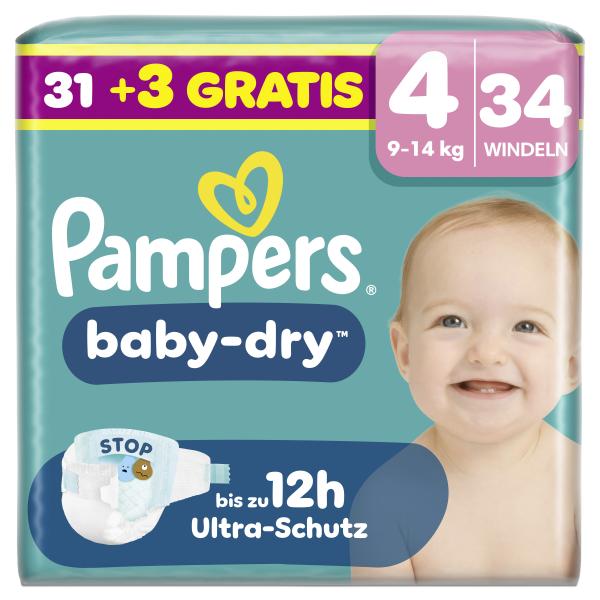 Pampers Baby Dry Gr. 4, 9-14kg