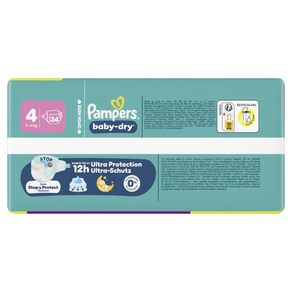 Pampers Baby Dry Gr. 4, 9-14kg
