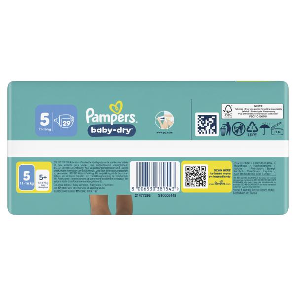 Pampers Baby Dry Gr. 5, 11-16kg