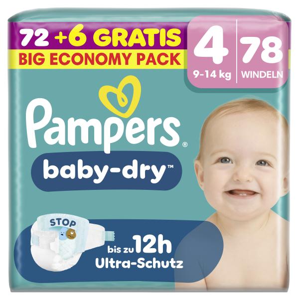 Pampers Baby Dry Gr. 4, 9kg-14kg