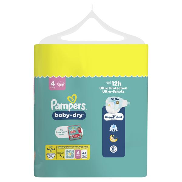 Pampers Baby Dry Gr. 4, 9kg-14kg