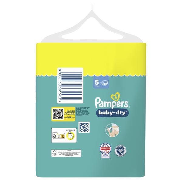 Pampers Baby Dry Gr. 5, 11kg-16kg