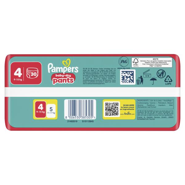 Pampers Baby Dry Pants Gr. 4, 9-15kg