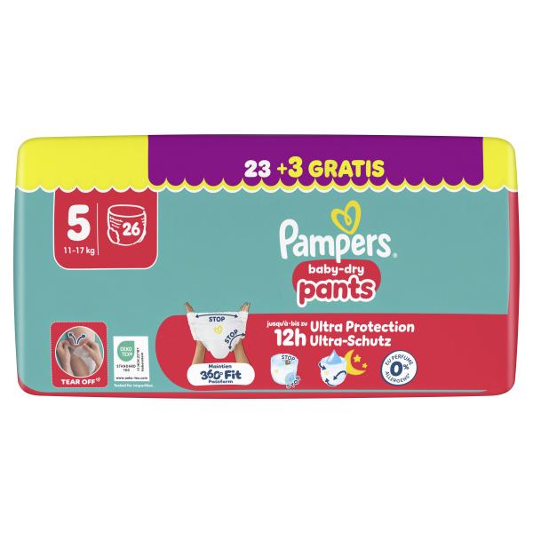 Pampers Baby Dry Pants Gr. 5, 11kg-17kg