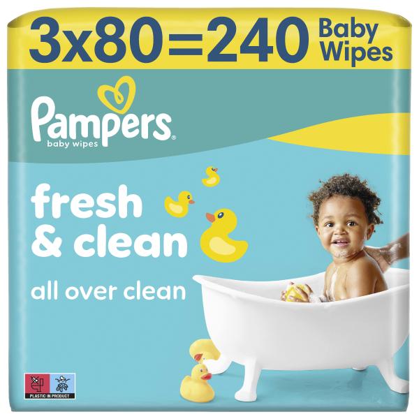 Pampers Feuchte Tücher Fresh & Clean