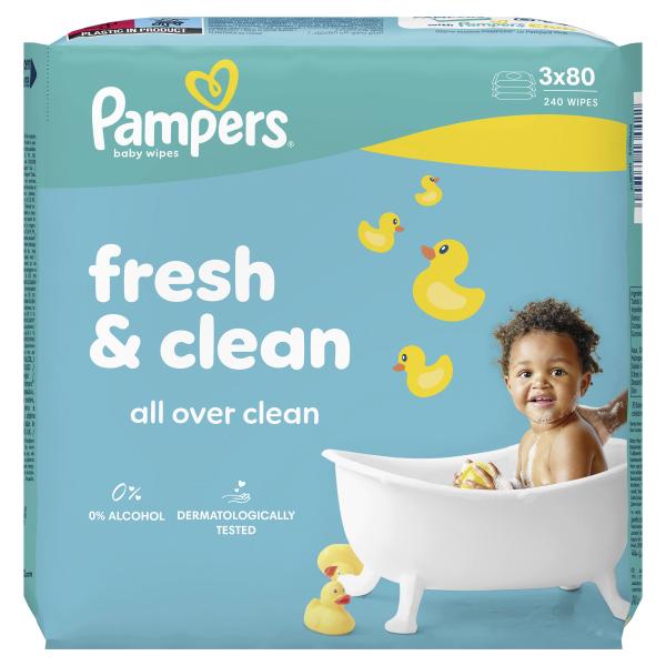 Pampers Feuchte Tücher Fresh & Clean