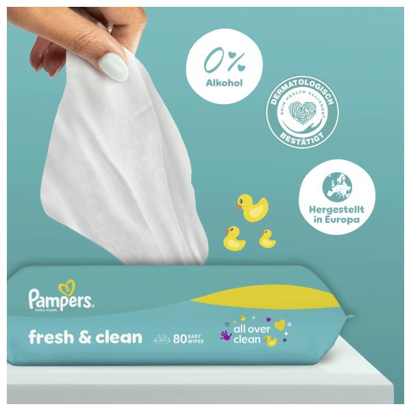 Pampers Feuchte Tücher Fresh & Clean