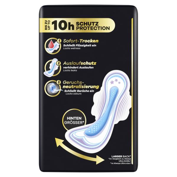 Always Ultra Secure Night Binde mit Flügeln (Größe 4)