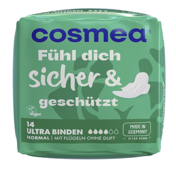 Cosmea Ultra Binden Normal mit Flügeln ohne Duft