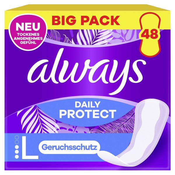 Always Daily Protect Slipeinlagen Large mit Duft