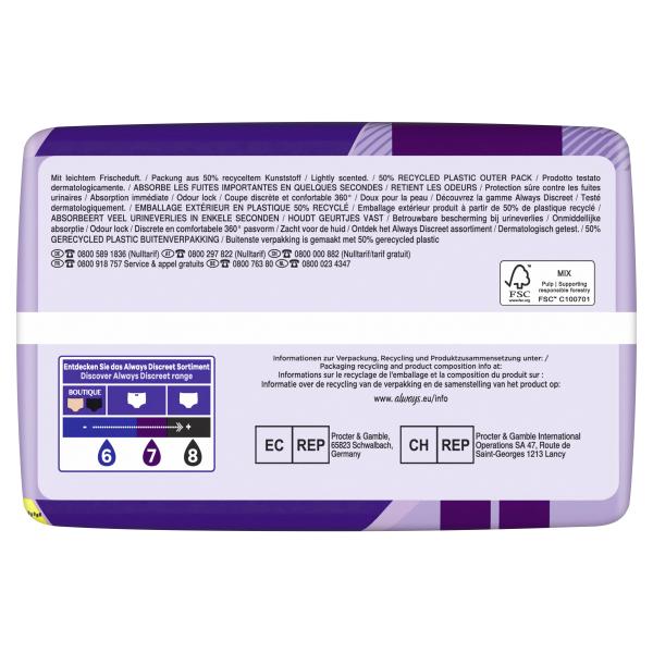 Always Discreet Inkontinenz Höschen Plus Gr. M