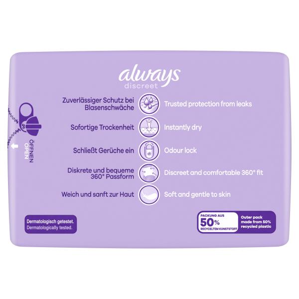 Always Discreet Inkontinenz Pants Plus L