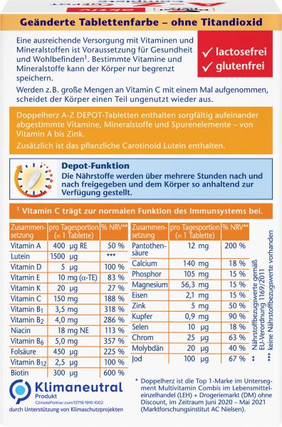 Doppelherz aktiv A-Z Complete Langzeit-Vitamine Depot