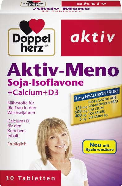 Doppelherz aktiv Aktiv-Meno Soja-Isoflavone + Calcium + D3