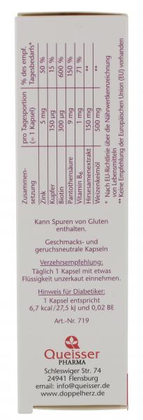 Doppelherz aktiv Haar Vital + Zink + Hirseextrakt Kapseln