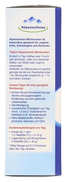 Alpenschnee Milchzucker
