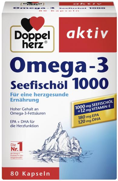 Doppelherz aktiv Omega-3 Seefischöl 1000