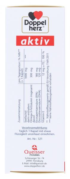 Doppelherz aktiv Omega-3 Seefischöl 1000