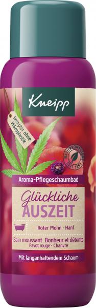 Kneipp Aroma-Pflegeschaumbad Glückliche Auszeit Roter Mohn Hanf