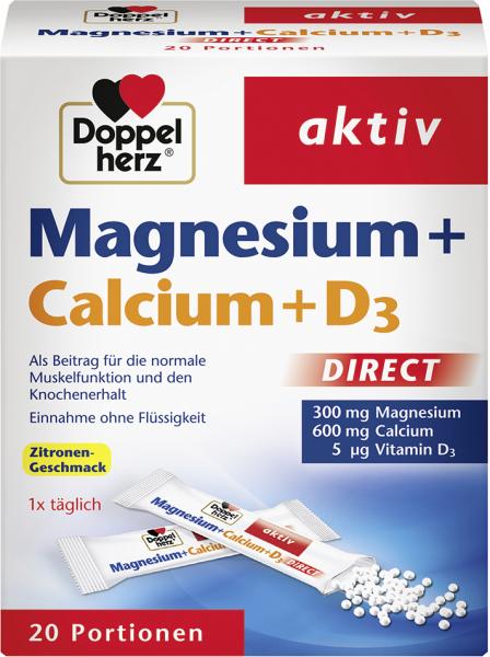 Doppelherz aktiv Magnesium + Calcium + D3